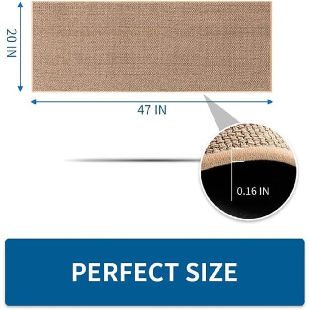 Kitchen Rugs and Mats Non Skid Washable, Absorbent Runner Rugs for Kitchen - Picture 2 of 6